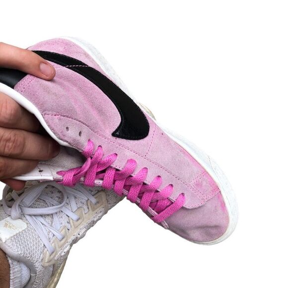 RARE 2013 Nike Blazer Mid High Top 'Curved Pink' Size 6.5 - Picture 11 of 16